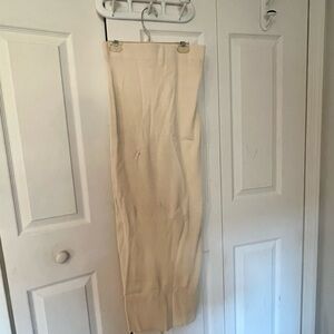 Meshki Ribbed Cream Skirt